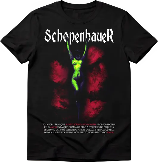 Camiseta Schopenhauer (alternativa)