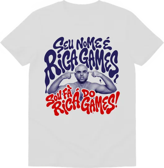 Camiseta Sou Fã do Rica Games