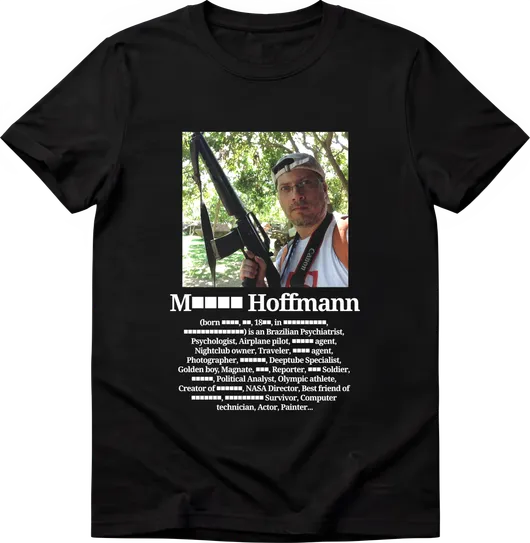 Camiseta Hoffmann Redacted